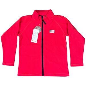 LEGO Wear Kids Pink Fleece Full Zip Jacket Size 7 Years 122